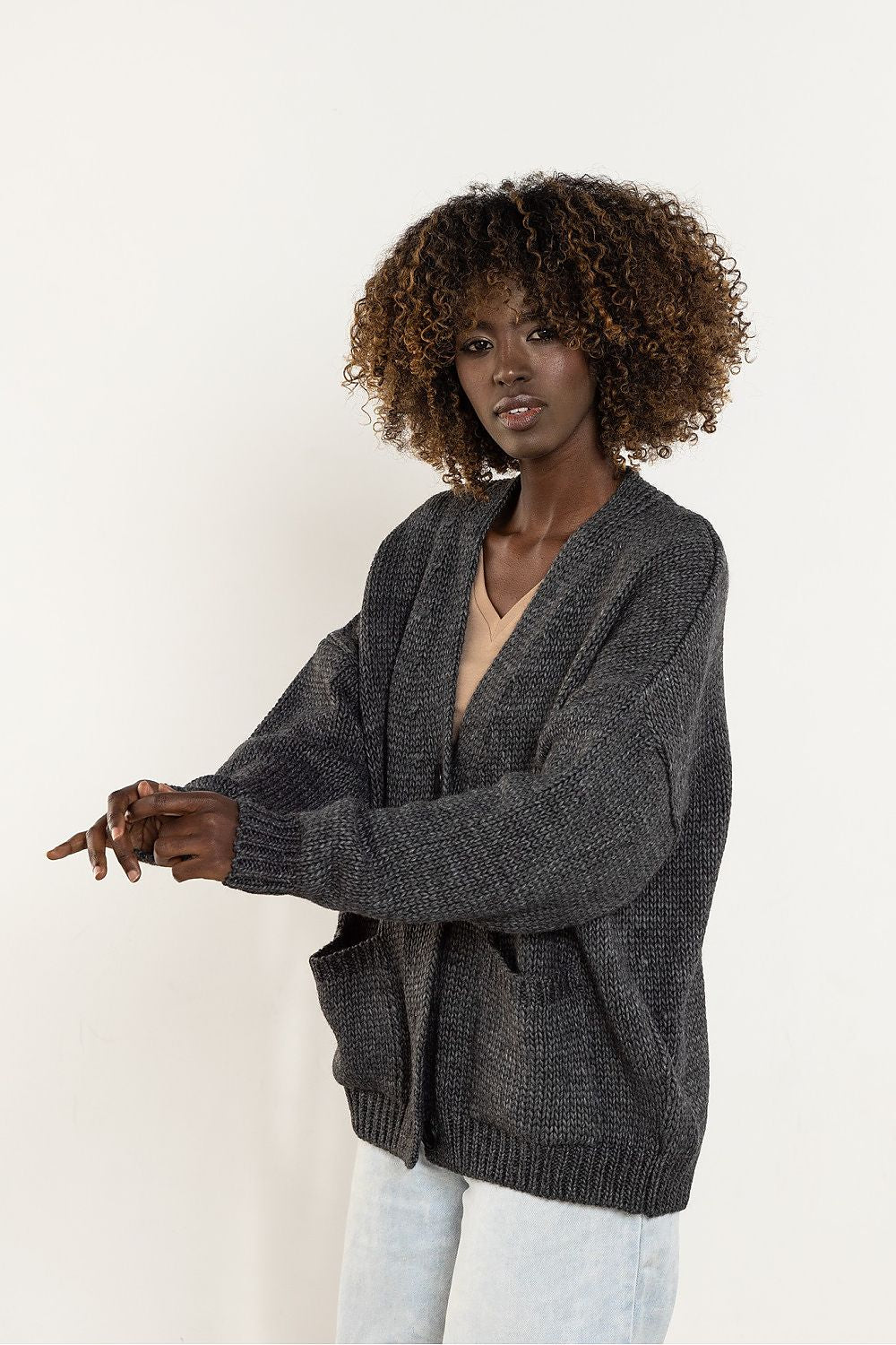 Cardigan model 220855 awama