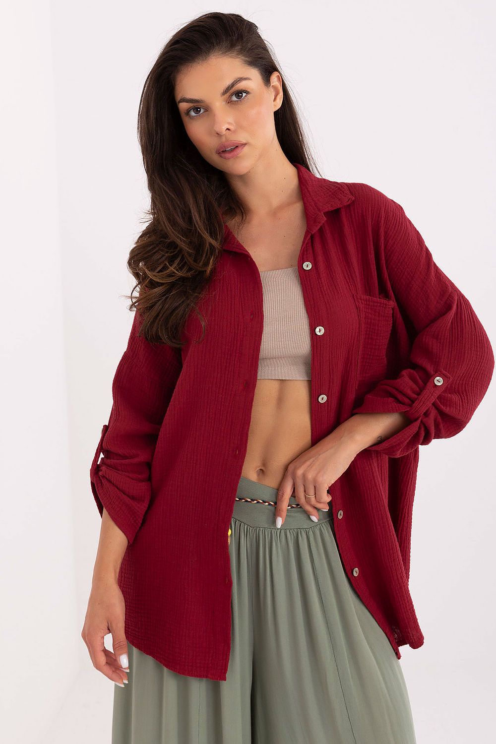  Long sleeve shirt model 215559 Italy Moda 