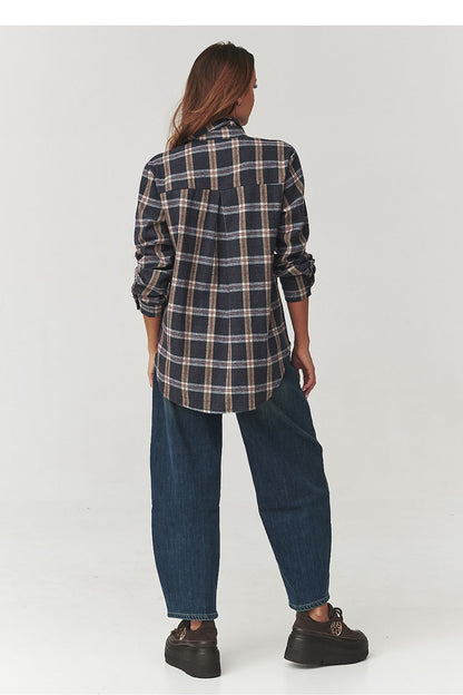  Long sleeve shirt model 219730 Makadamia 