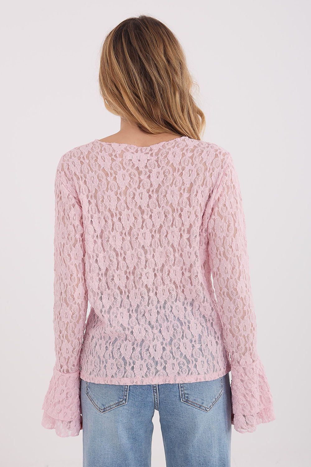  Lace blouse model 223407 Italy Moda 