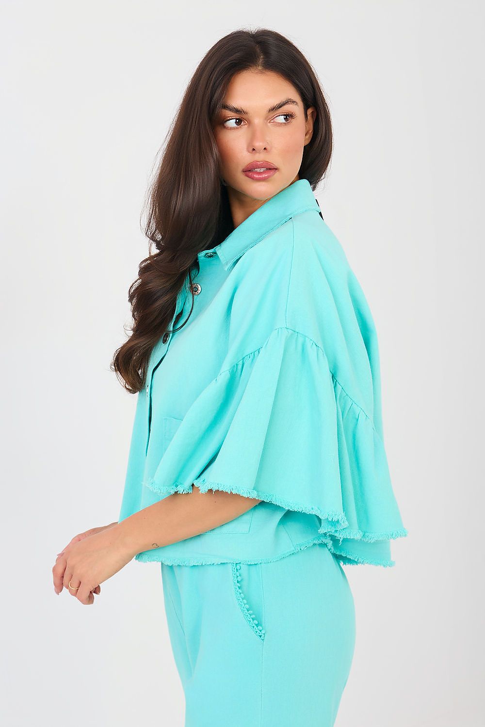  Denim jacket model 223630 Rue Paris 