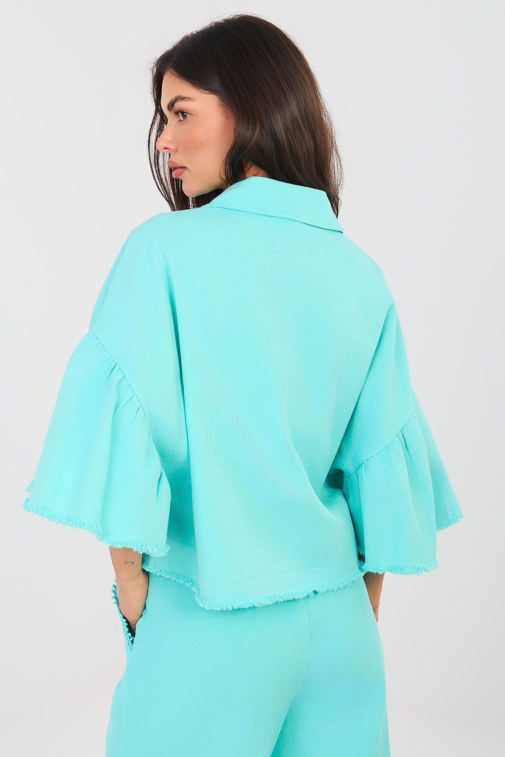  Denim jacket model 223630 Rue Paris 