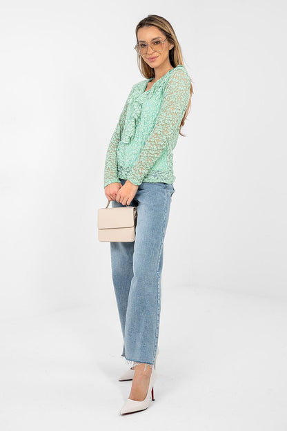  Lace blouse model 223839 Rue Paris 